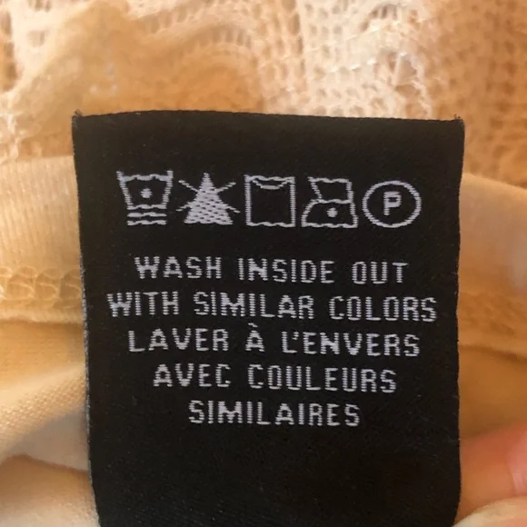 Le Chateau Cream Crochet Lace Mini Dress with Cap Sleeve Y2K Vintage - Picture 7 of 9